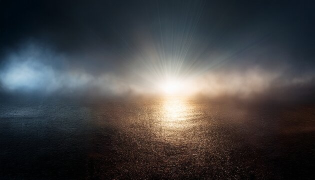 Abstract Light Leak Providing Moody Atmospheric Backdrop