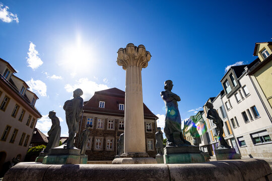 the historic german town of eisleben