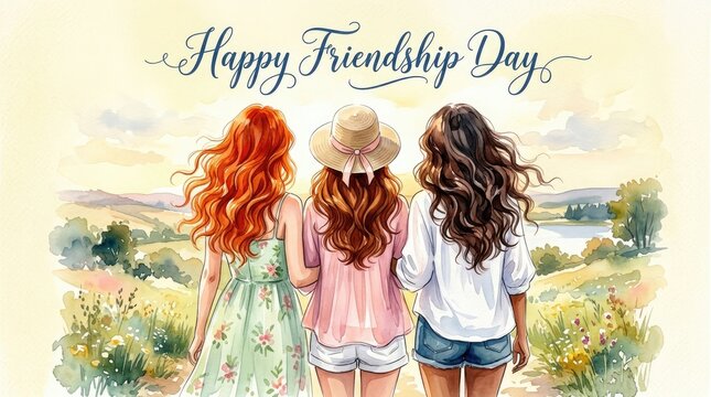 Happy friendship day celebrating lifelong bonds and cherished moments