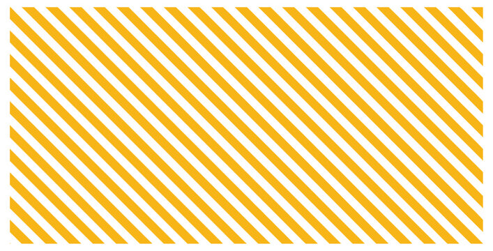Yellow and White Diagonal Stripe Pattern. A vibrant and energetic pattern of alternating diagonal yellow and white stripes.