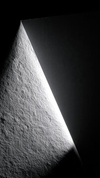 Academic paper texture desk lamp light paper fiber detail dark background minimalist composition high contrast empty space macro view surface imperfection grayscale study concept late night film