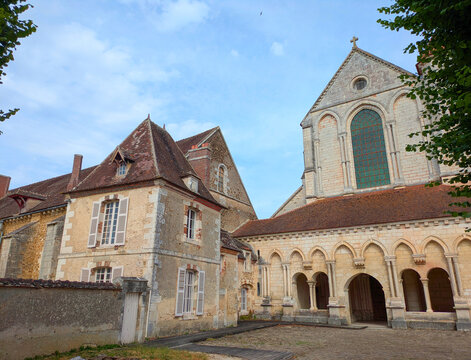 stone church Pontigny Abbey  France