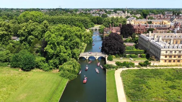 King's College Cambridge 4K Aerial Drone Footage