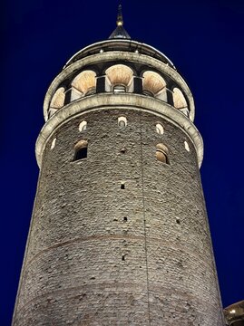 A view from the Galata Tower in Istanbul, Turkey.