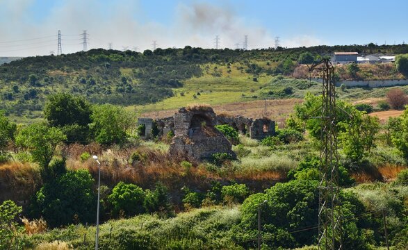 A view from the historic Azatli Gunpowder Factory, built in the 18th century, located in Basaksehir, Istanbul, Turkey.