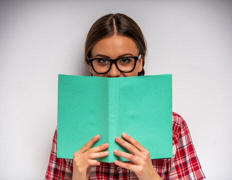Shy Student Reading.