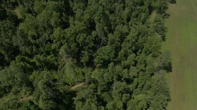 Drone footage in the foothills of western North Carolina, Near the lenoir area.