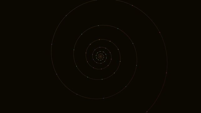 Golden Spiral Pattern Abstract Background
