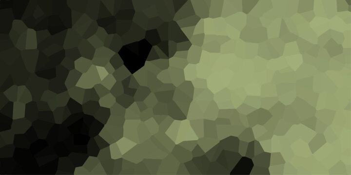 Abstract geometric mosaic in muted green and dark grey tones with a gradient effect from dark to light Keywords: abstract, geometric, mosaic, background, green, grey, dark, light, gradient