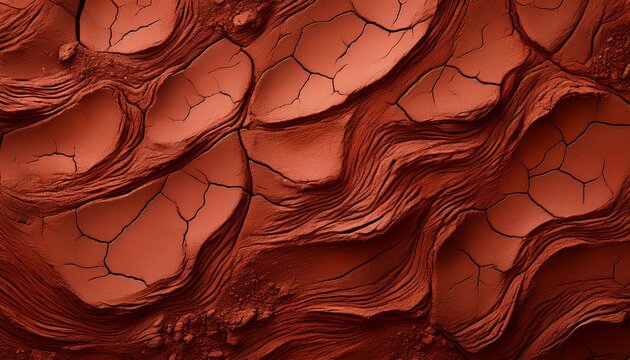 Abstract Background Texture Red Clay Dirt