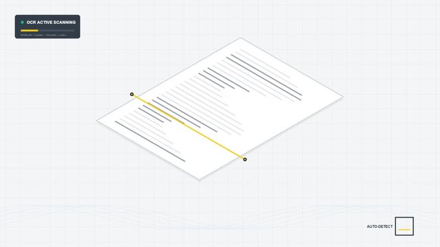 Digital OCR Active Scanning Process for Automated Data Extraction
