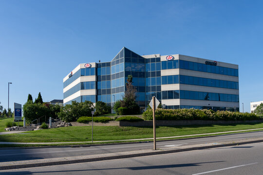 Thornhill, Ontario, Canada - June 28, 2026: CAA South Central Ontario headquarters in  Thornhill, Ontario, Canada. CAA provides a range of services including roadside assistance, insurance, and travel