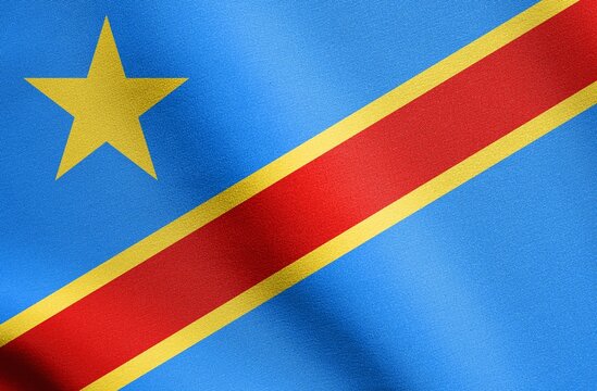 democratic-republic-of-the-congo-waving-national-flag