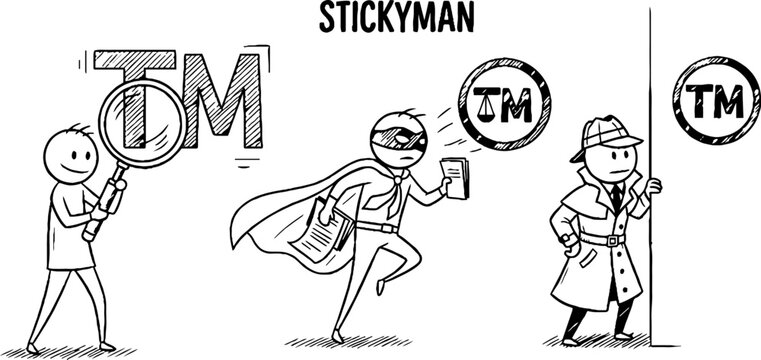 Cartoon characters in superhero and detective costumes.