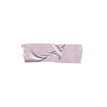 Crumpled Pink Washi Tape Piece with Torn Edges 