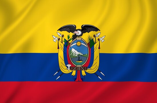 ecuador-waving-national-flag