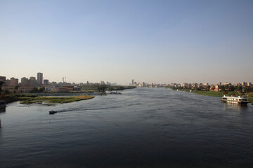 Fototapeta premium The Nile river at the afternoon