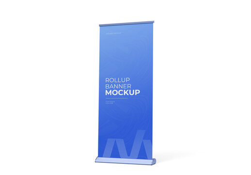 Roll-Up Banner Stand Mockup