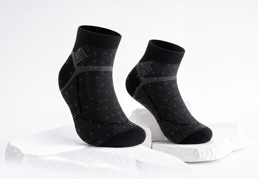 Ankle Socks Mockup