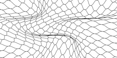 Mesh texture for fishing nets. Seamless pattern for sportswear or soccer goal, volleyball net, basketball hoop, hockey, athletics. Abstract net background for sports © Haikal