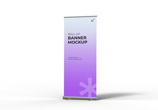 Modern Roll-Up Banner Mockup