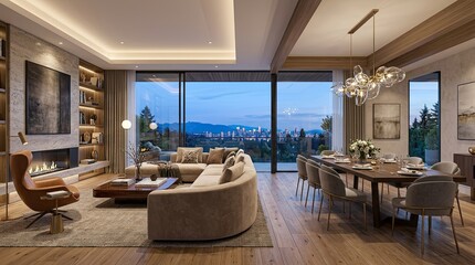 Fototapeta premium modern living room