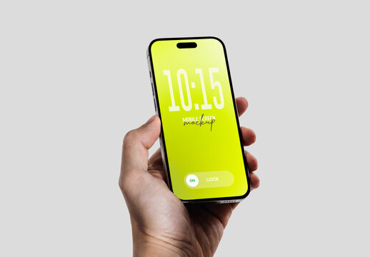 Mobile Phone Screen Mockup