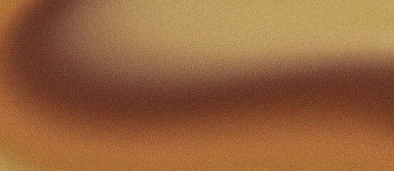 Fototapeta premium Abstract warm brown gradient background with soft grainy texture. Earthy copper and tan blurred waves for organic design. Minimalist sepia backdrop for professional branding and web banners.