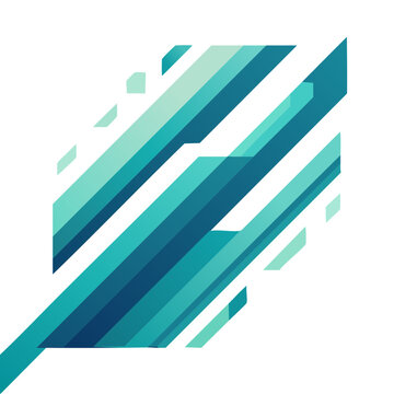 Abstract Dynamic Geometric Lines Vector