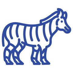 Fototapeta premium Illustration elements of Zebra