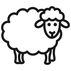 Illustration elements of Sheep © Dewi Sari