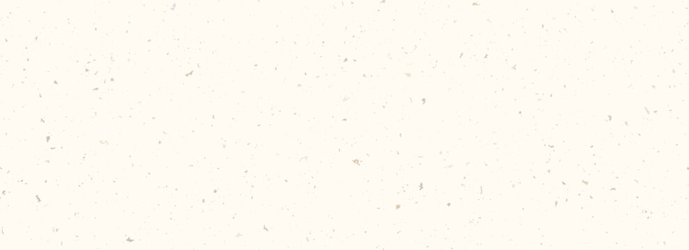 Cream beige dotted speckle texture. Craft eggshell grainy paper seamless background. Aged ecru repeating wallpaper. Recycled surface backdrop with specks, flecks, particles. Vector off white kraft bg