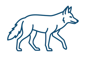 Fototapeta premium Wolf Vector Illustration