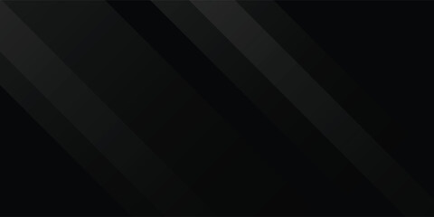 Obraz premium Modern Black abstract background. Elegant dark diagonal shape elements. vector illustration art.