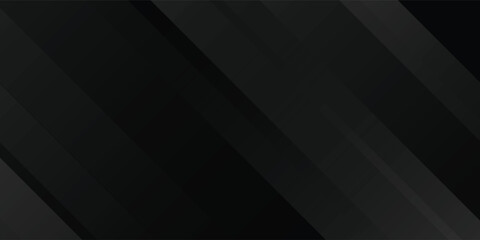 Obraz premium Modern Black abstract background. Elegant dark diagonal shape elements. vector illustration art.