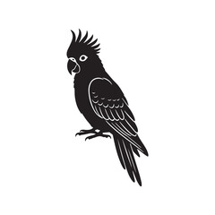 Obraz premium vector illustration of a parrot