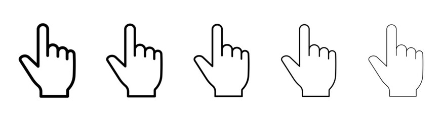 Fototapeta premium cursor click. cursor click selection icon