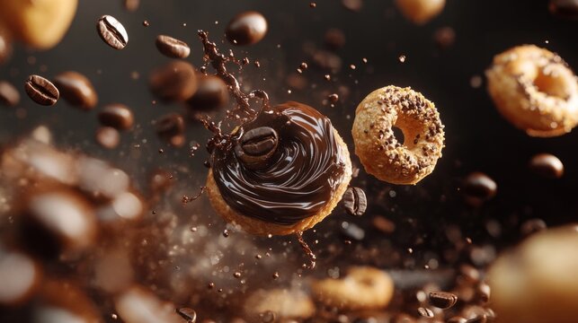 Colombian coffee and Dominican pastries generative ai