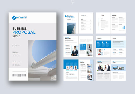 Business Proposal Template Layout