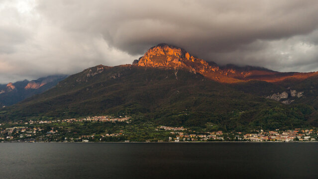 Bellagio Lake Como Sunset, Italy	