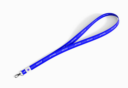 Neck Strap Lanyard Mockup