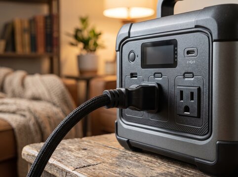 Portable Solar Power Generator Station with AC Outlets