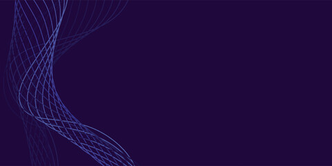 Particle stream. Purple background with many glowing particles. Information technology background. 3d rendering. © skylar