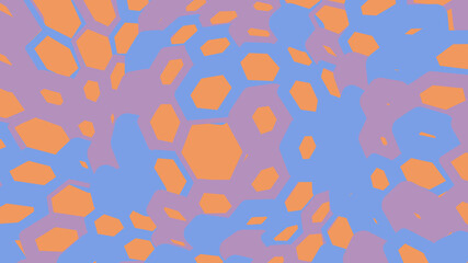 Obraz premium Abstract geometric shapes in pastel colors