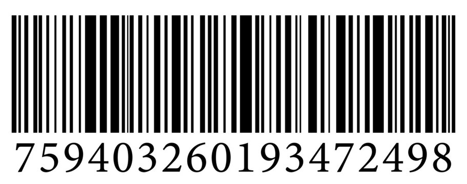 Barcode vector icon for barcode, scanner, product, inventory, retail and tracking systems. Machine-readable code designed for checkout, logistics, packaging and warehouse management. Vector icons