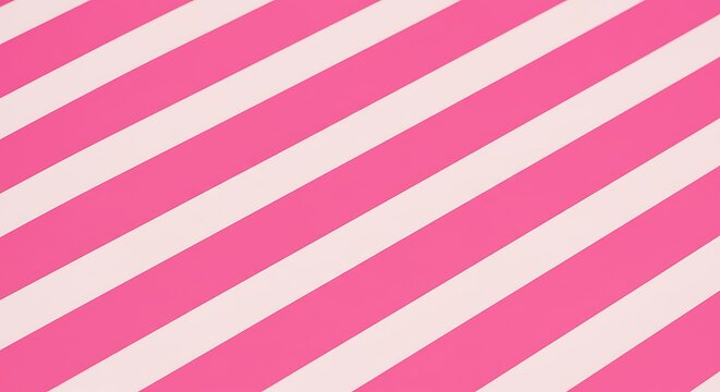 Pink and White Diagonal Stripes Pattern Texture