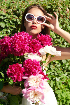 Chic Floral Portrait
