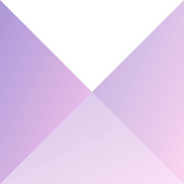 Abstract purple geometric composition with gradient triangles forming a symmetrical folded paper effect background illustration