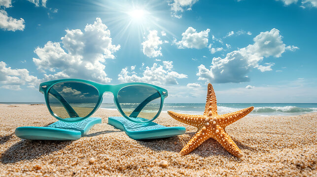 starfish on the beach