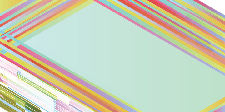Abstract geometric pattern with vibrant diagonal colorful stripes and light center